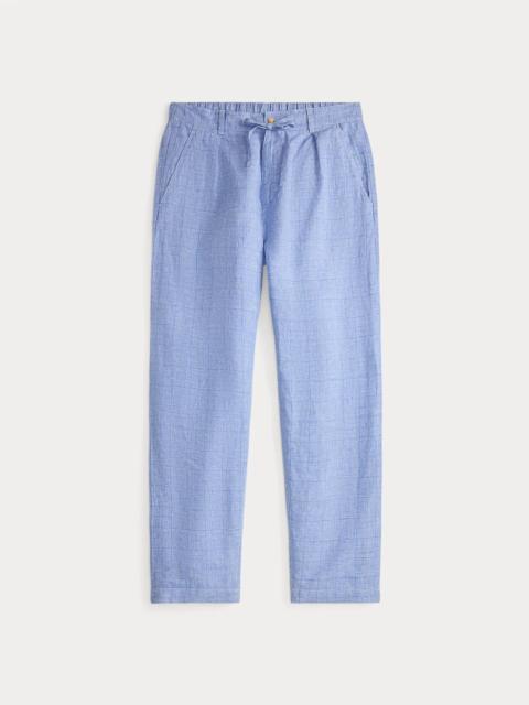Polo Ralph Lauren Lateef Relaxed Fit Plaid Linen Pant