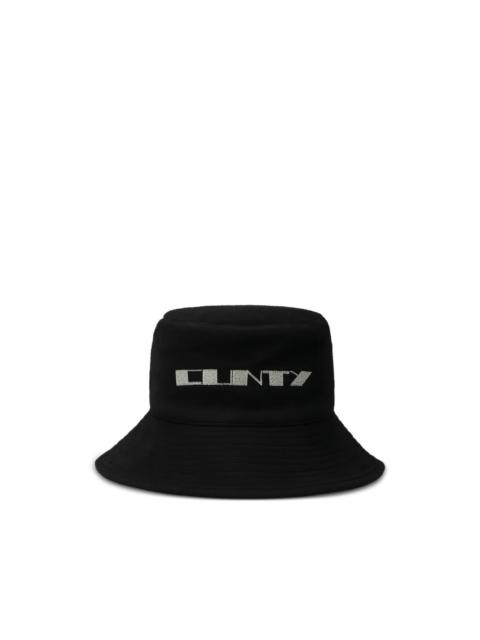 Rick Owens DRKSHDW logo bucket hat
