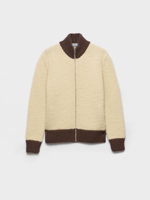 Prada Wool zipper cardigan