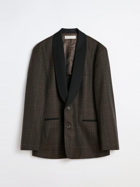 Our Legacy Embrace Shawl Blazer Brown Dunmore Check