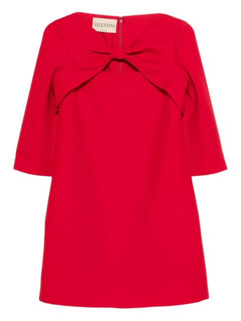 Valentino bow-detail mini dress