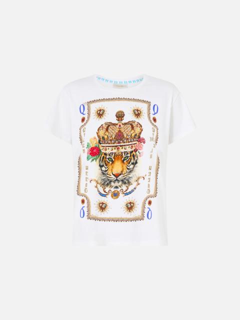 CAMILLA SHORT SLEEVE EASY TEE VERSES IN VINTAGE