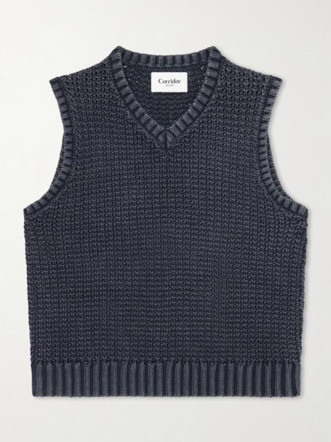 Corridor Open-Knit Cotton Vest