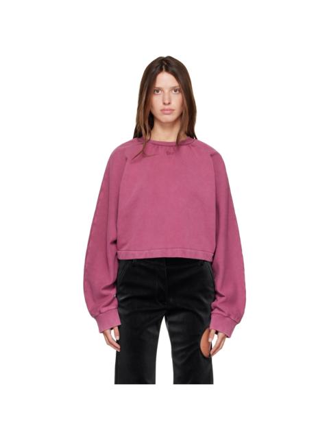 Off-White Pink Off Stamp Balloon Crew Sweatshirt