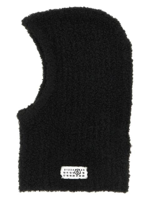 MM6 Maison Margiela Bouclé Balaclava With Logo