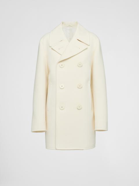 Prada Double-breasted cloth peacoat