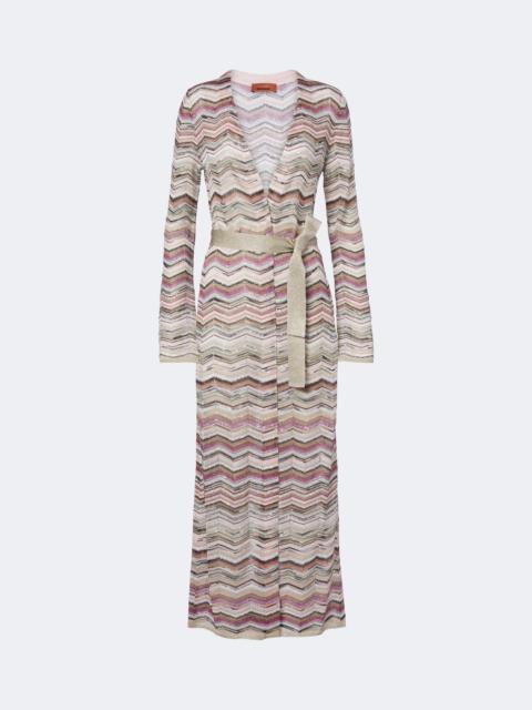 Missoni Zigzag lamé cardigan