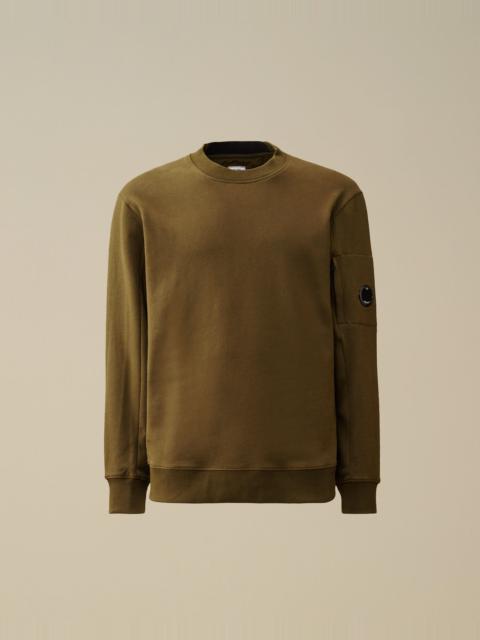 C.P. Company Diagonal Raised Fleece Crewneck Lens Sweatshirt