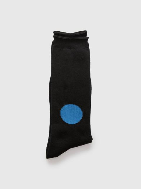 Blue Blue Japan Blue Maru Socks in Black