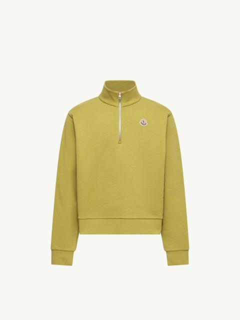 Moncler Logo Cotton Zip-Up Sweatshirt