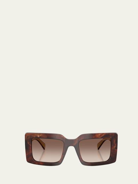 Prada PR D01SF 53MM Rectangular Sunglasses
