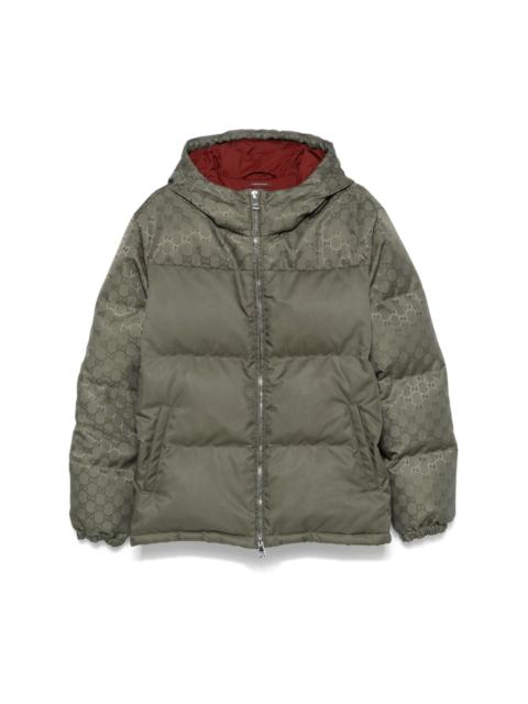 GG canvas puffer jacket