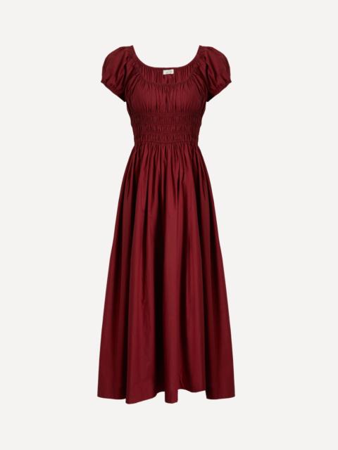 DÔEN Quinley Burgundy Dress