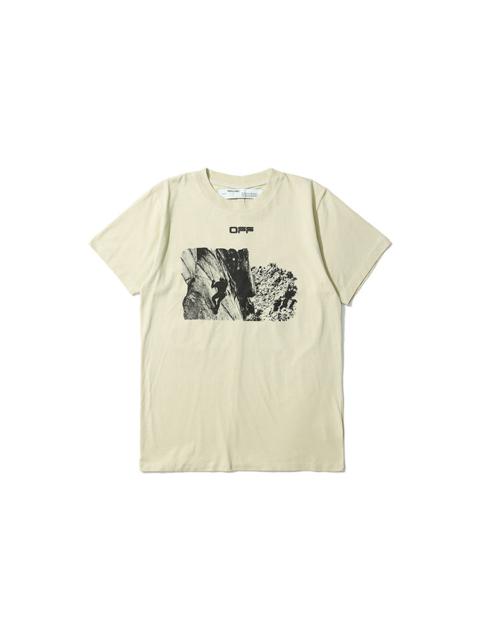Off-White Men's Off-White C/O VIRGIL ABLOH Arrow Short Sleeve Version Creamy White T-Shirt OMAA027S20185015611