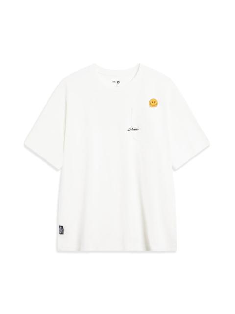 Li-Ning Li-Ning x OG_SLICK Fashion Tee 'White Yellow' AHST477-3