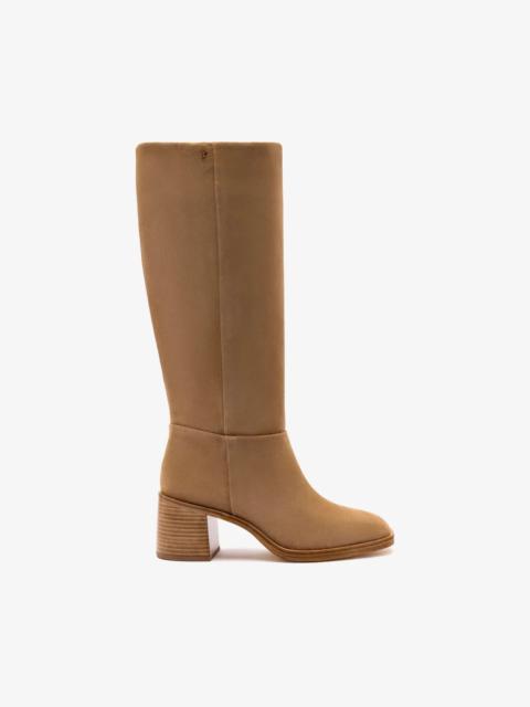 Larroudé Ricky Boot In Peanut Suede