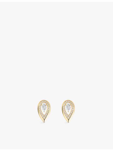 MESSIKA Fiery Gold and 0.10ct Diamond Stud Earrings