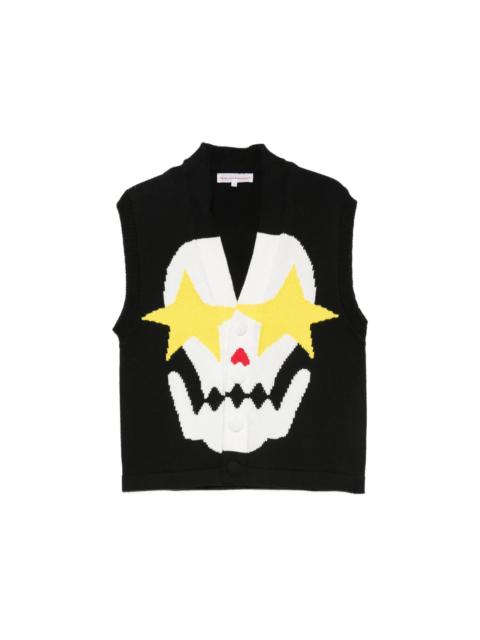 Walter Van Beirendonck STARRY EYES VEST - COMB. I BLACK
