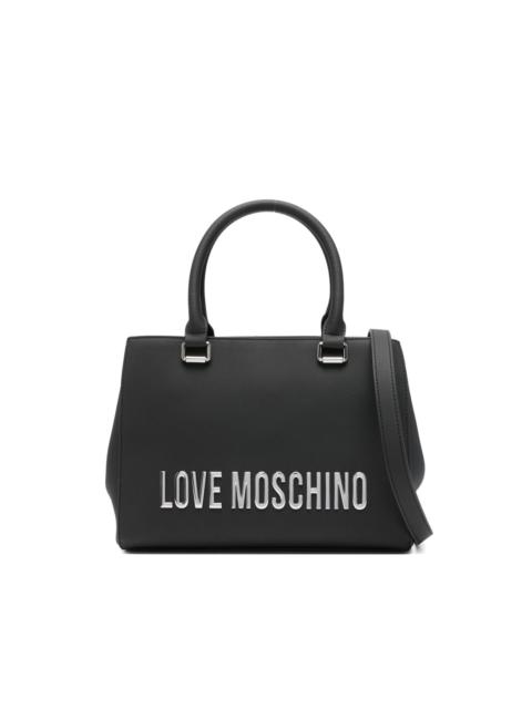 Moschino logo-lettering shoulder bag