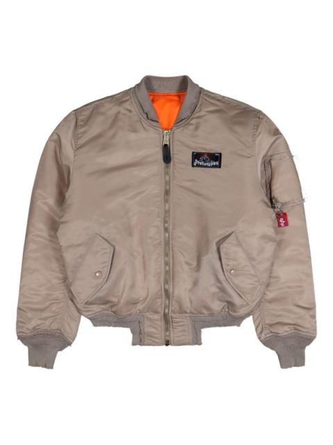 sprayed bomber jacket