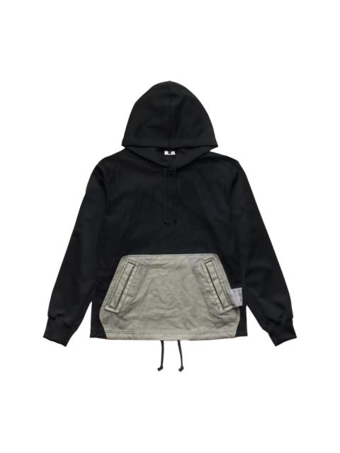 Comme des Garçons Homme Tulle Paneled Hoodie "Black"