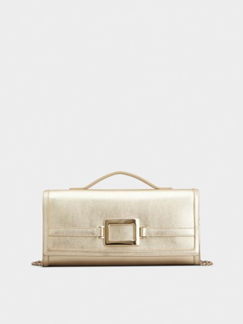 Roger Vivier Belle Vivier Clutch in leather