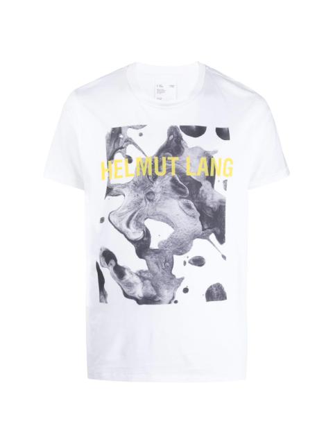 Helmut Lang logo print short-sleeved T-shirt