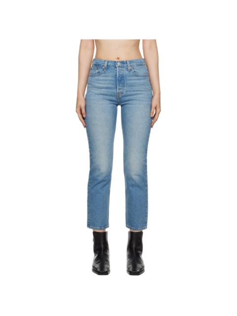 Levi's Blue Wedgie Straight Fit Jeans