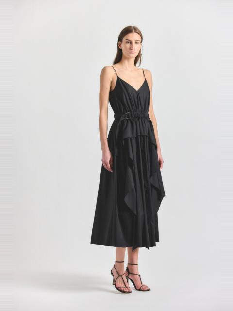DEREK LAM 10 CROSBY HATTIE RUFFLE FRONT DRESS