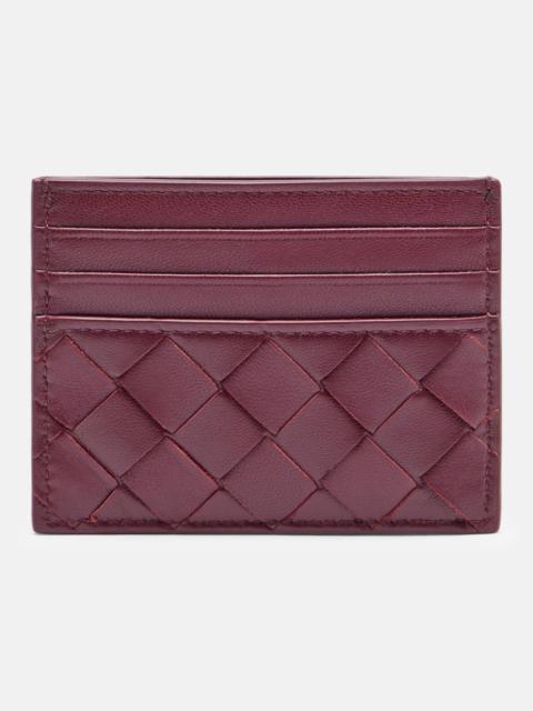 Bottega Veneta Intrecciato leather card holder