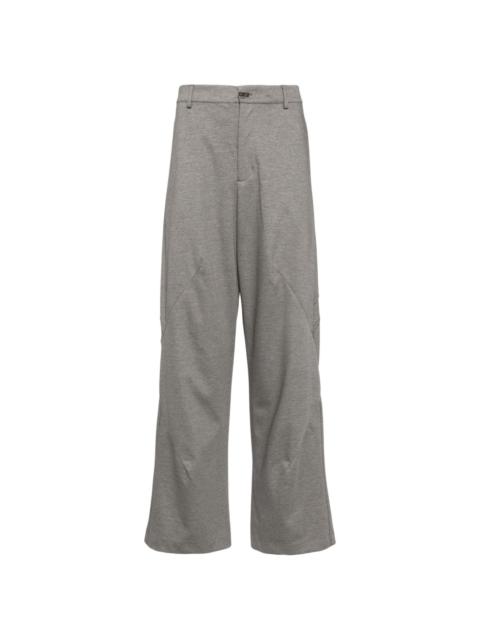 Melsas Darted loose-fit trousers