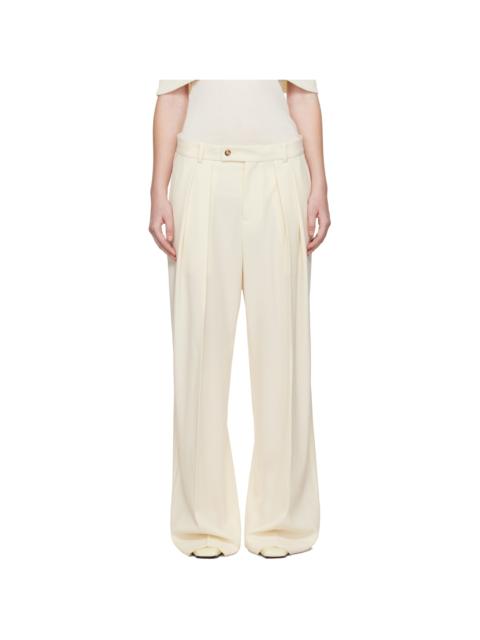 LA COLLECTION Off-White Ira Trousers