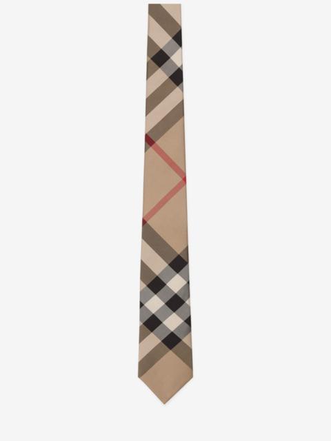 Burberry Classic Cut Check Silk Tie