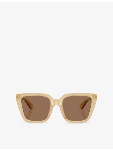 Burberry BE4473U Square-Frame Acetate Sunglasses