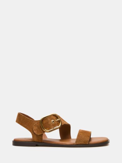STEVE MADDEN SAYER DARK TAUPE SUEDE