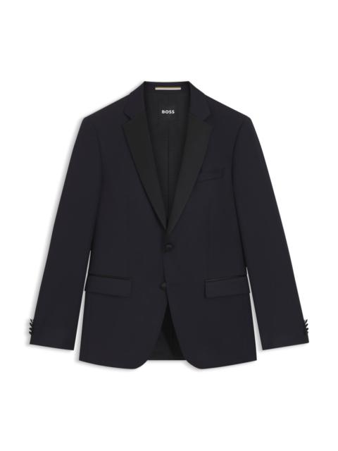 BOSS TUXEDO JACKET IN VIRGIN-WOOL SERGE