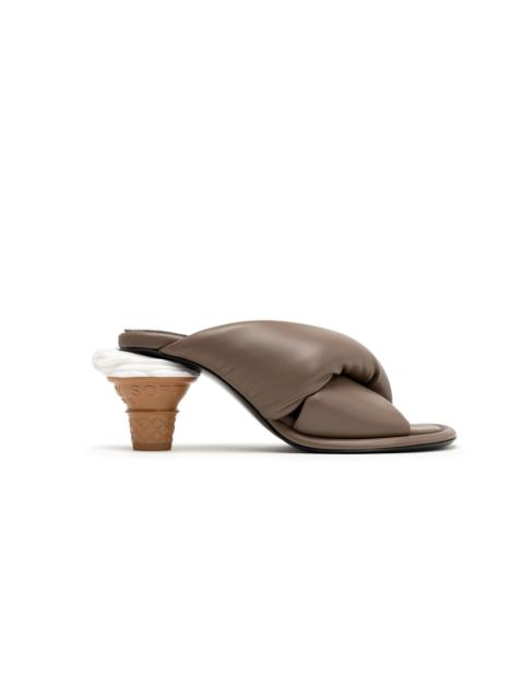 Maison MIHARAYASUHIRO Soft Serve Heel Puffer Sandals