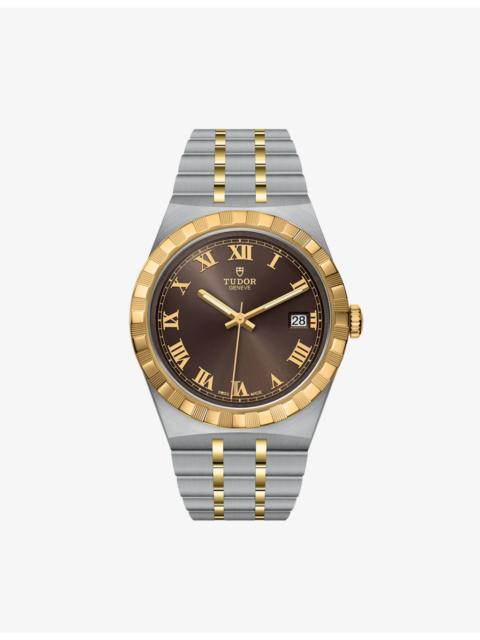 TUDOR M28503-0007 Royal Date Day 18ct yellow-gold and stainless-steel automatic watch