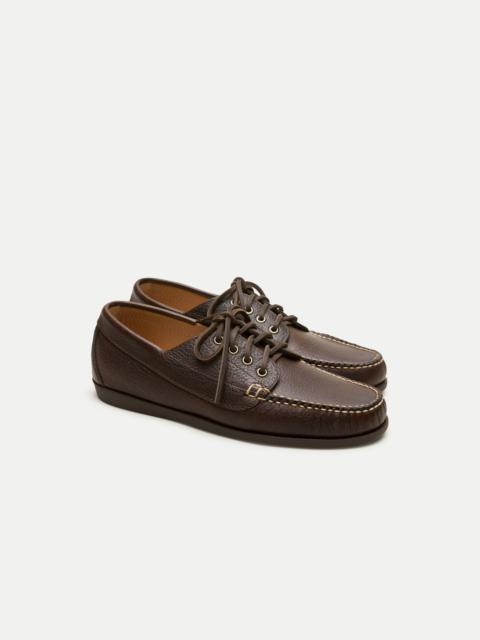 J.CREW Four-eye lake shoes in leather