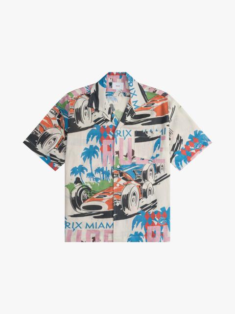 Rhude LINEN GRAND PRIX BUTTON UP