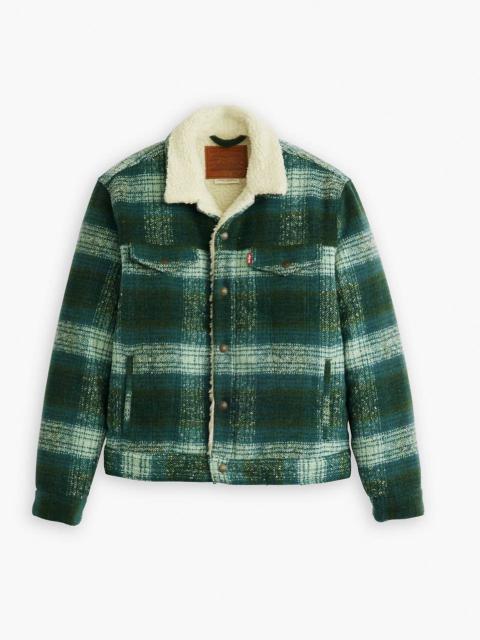 Levi's PLAID TYPE III SHERPA TRUCKER JACKET