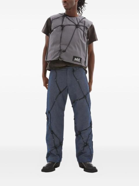 WHO DECIDES WAR straight-leg trousers