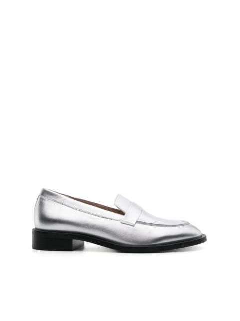 Palmer metallic loafers