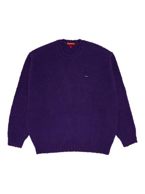 Supreme Bouclé Small Box Sweater 'Purple'