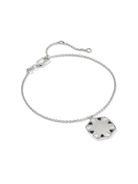 KENDRA SCOTT Large Metal Davie Sterling Silver Delicate Chain Bracelet