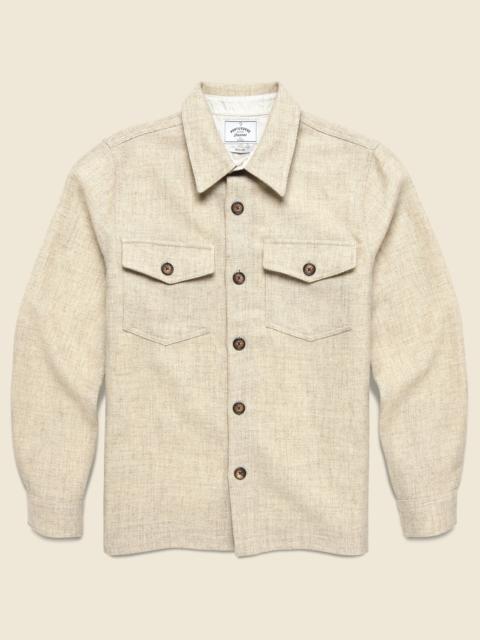 Portuguese Flannel Field Overshirt - Ecru