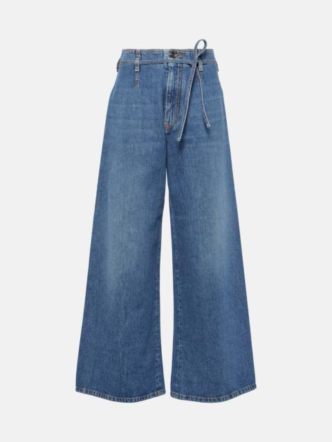 Etro High-rise wide-leg jeans
