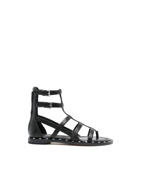 MICHAEL KORS Noa buckle-detail studded sandals
