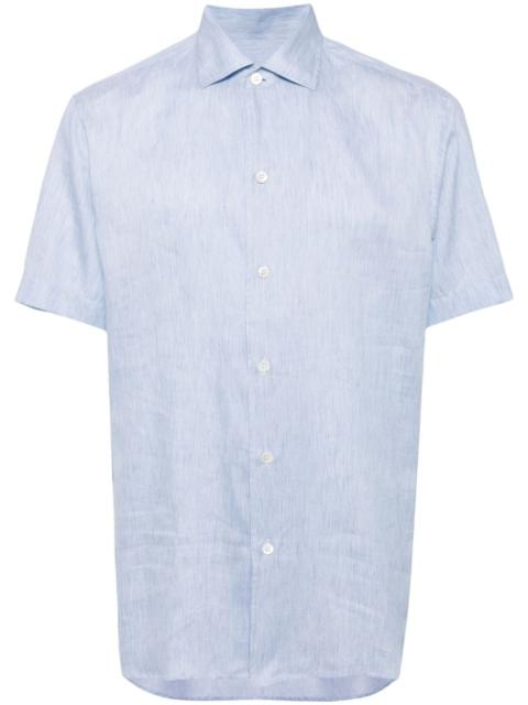 Brioni short-sleeved button-up shirt