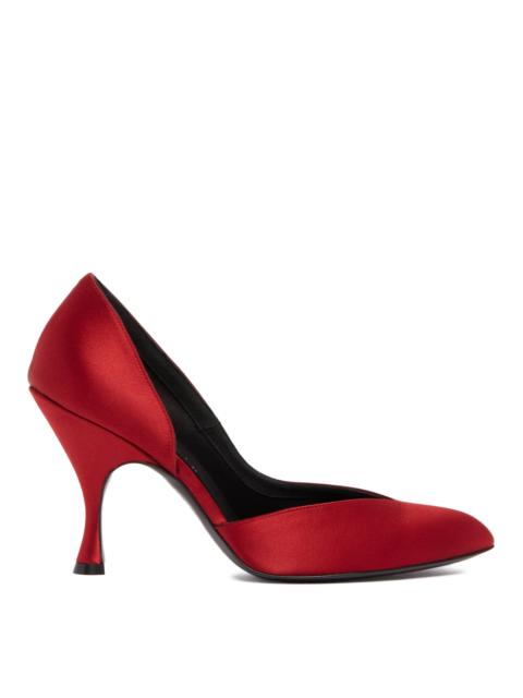 herbert levine Red Not Half Bad Satin Pumps